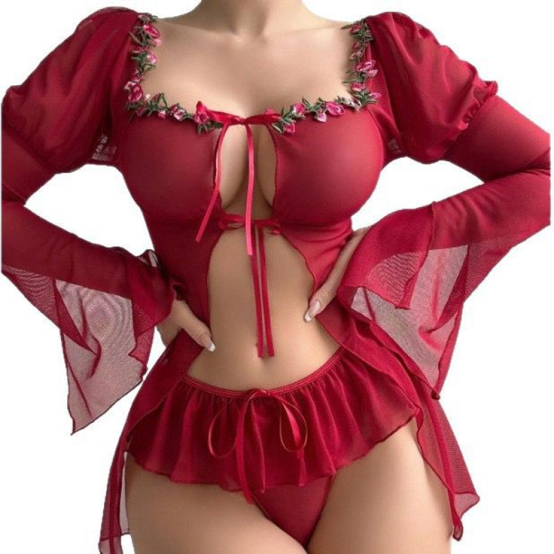 Sexy Mesh Lingerie Set,