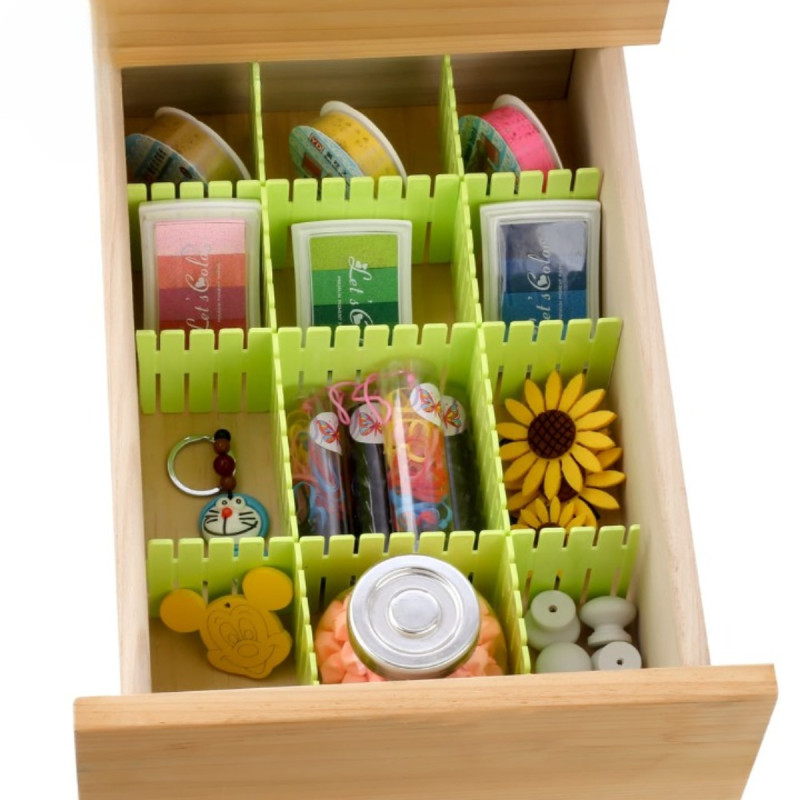 Drawer Organizer & Divider  Adjustable Storage 6 Pcs