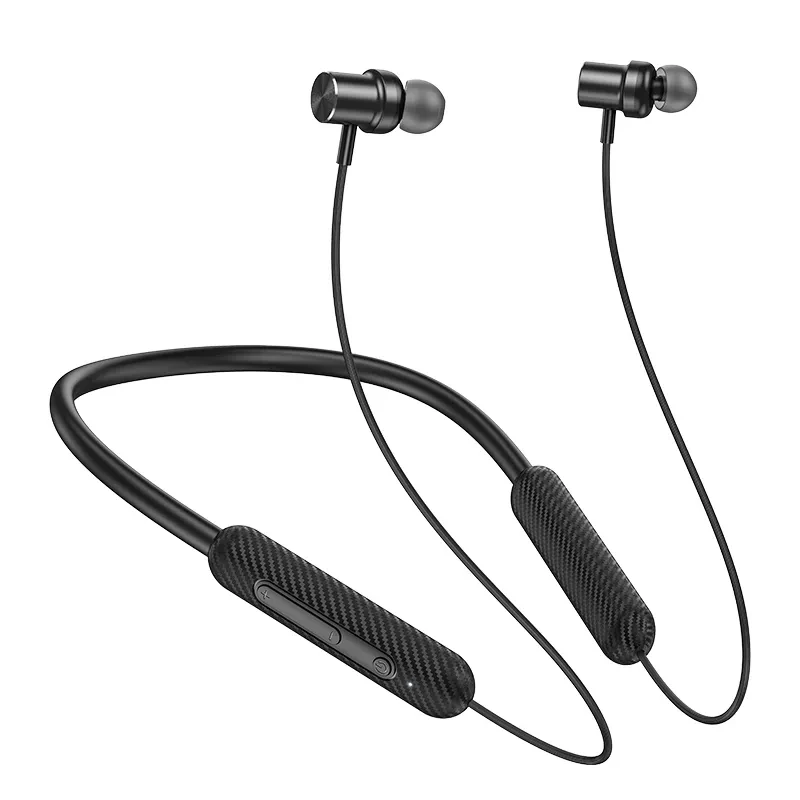Hoco ES70 Armour Neck-Mounted Bluetooth Earphone – Bluetooth 5.3 Wireless Headset with 80-Hour Battery, 500mAh Capacity, 10mm Drivers, Magnetic Earbuds & Bilingual Voice Prompt