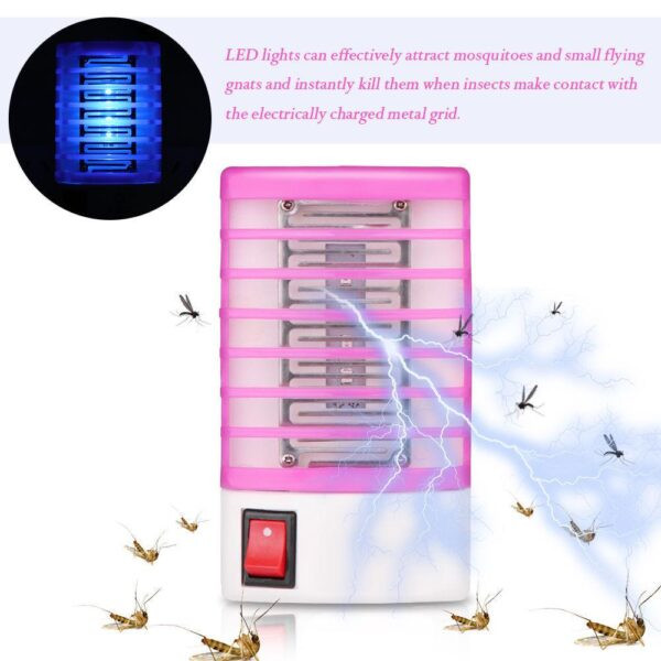 Electric Mosquito Killer Lamp – Non-Toxic Insect Killer & Night Light with 220V Plug, Low Power Consumption & 5 Sq. Meter Coverage for Safe Home Use