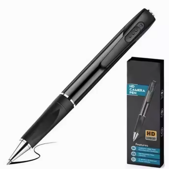 W8 Mini FHD Portable 1080P Hidden Spy Pen Camera Camcorder – 150 Min Battery Backup, Secret Video Recorder, Photo Capture & Working Ballpoint Pen
