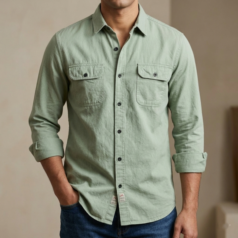 High Thickness Double Pocket Shirt..
