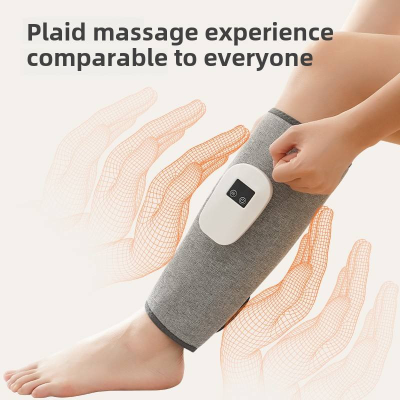 Cordless Leg Massager for Circulation and Pain Relief – Calf Air Compression Massager with Heat Therapy, Rechargeable Wireless Leg Wrap for Muscle Fatigue