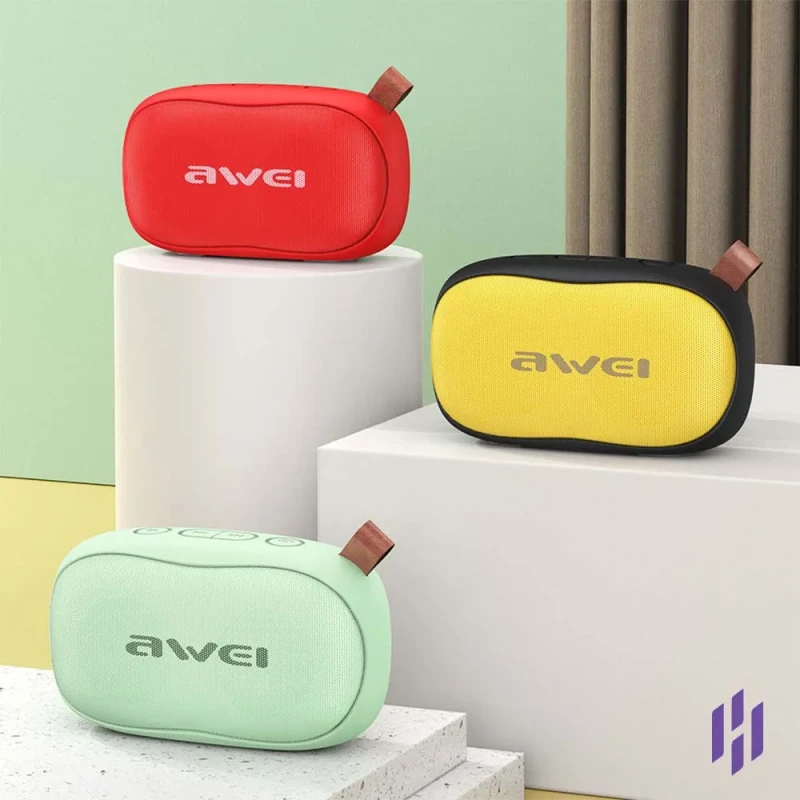Awei Y900 Mini Portable Wireless Bluetooth Speaker – 4.5W Output, Bluetooth 4.2, Hands-Free Calling, TF Card Support & 1200mAh Battery (6 Months Warranty)