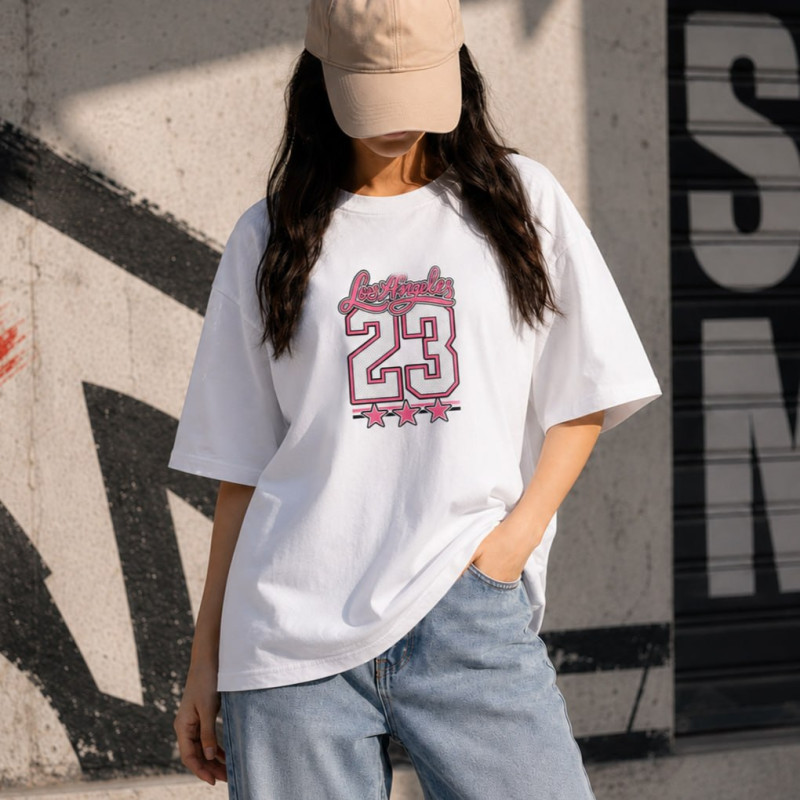 Premium Drop Shoulder T-Shirt for Women |Trendy Print Oversized Tee | Summer Friendly