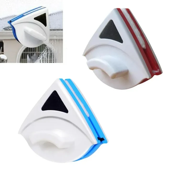 Double Sided Magnetic Window Cleaner Best for High-Rise Home Glass Windows Brush Wiper Cleaning Tools