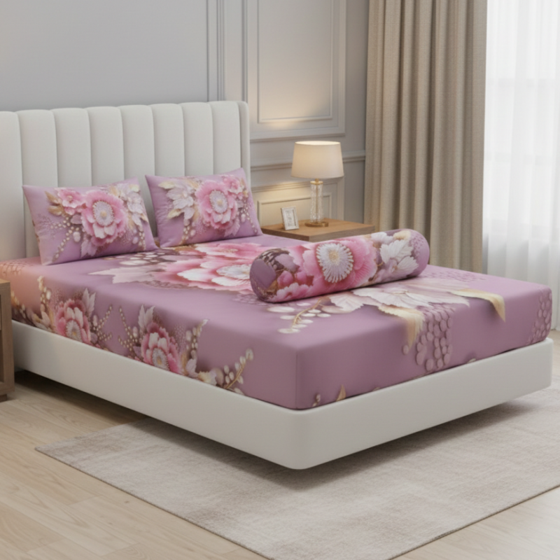Water Proof  China Premium 3D Design Bed Sheet
