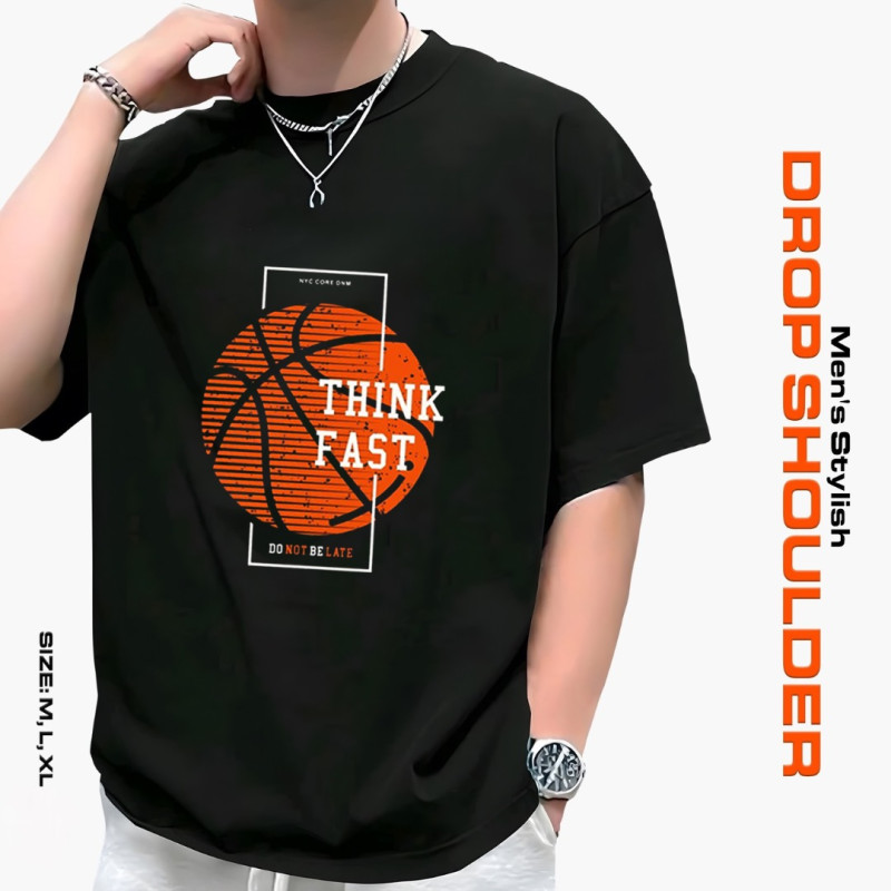 Men's Stylish DROP SHOULDER T-Shirt