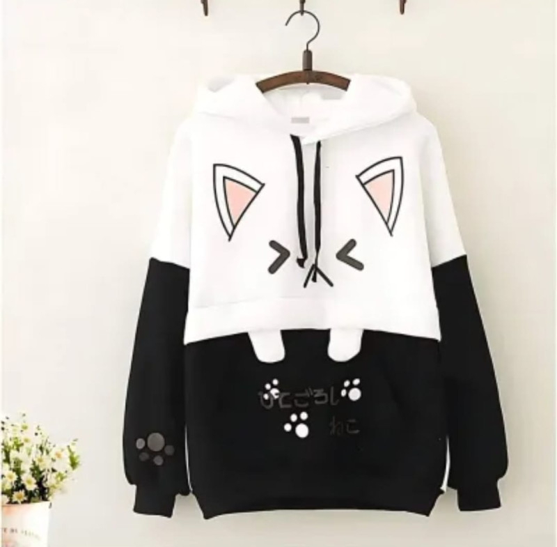Ladies hoodie  Fleece fabric