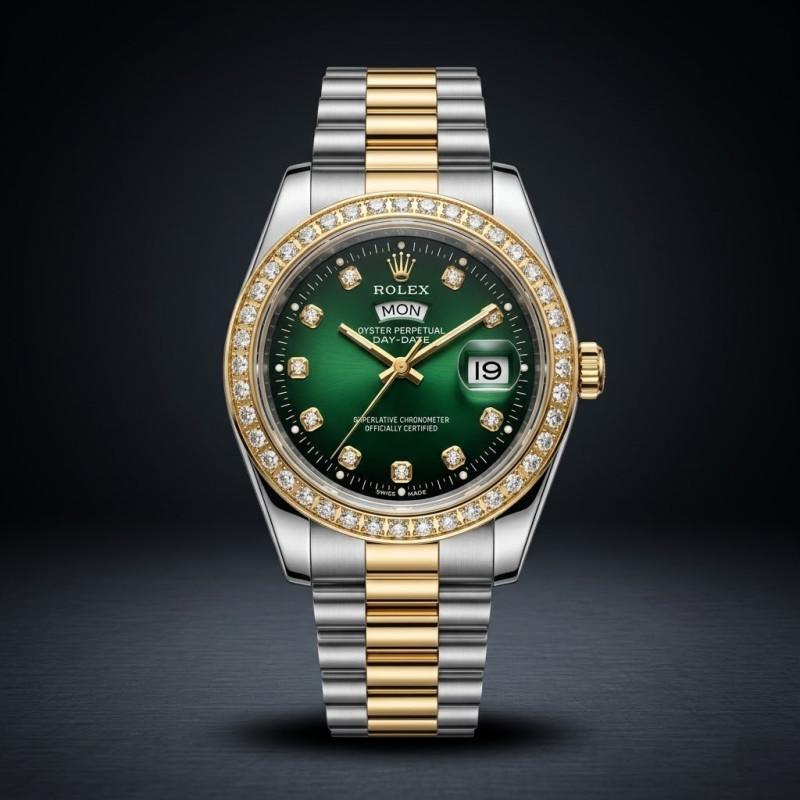 Rolex Quartz Movement Stainless Steel Analog Watch for Men