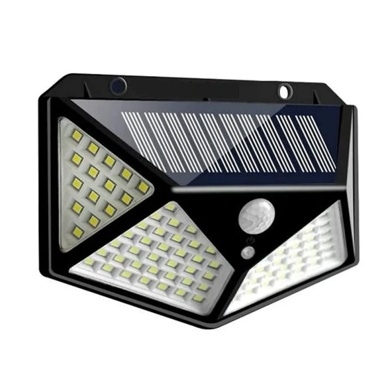 LED Outdoor Solar Motion Sensor Wall Light – 12W Waterproof Wireless Solar Spotlight with 3 Lighting Modes, 2200mAh Rechargeable Battery for Garden & Yard Security