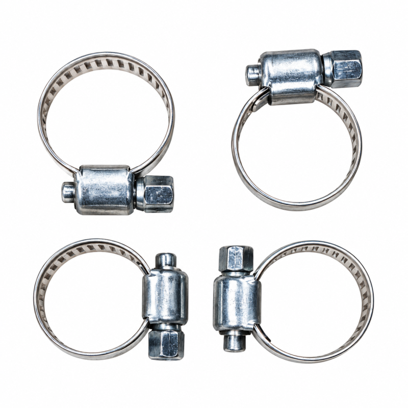 Stainless Steel Hose Clamps (4 Pcs)
