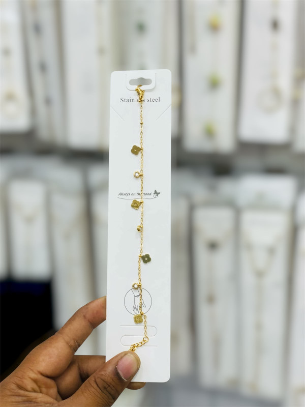 Premium stainless steel Dior-inspired bracelet