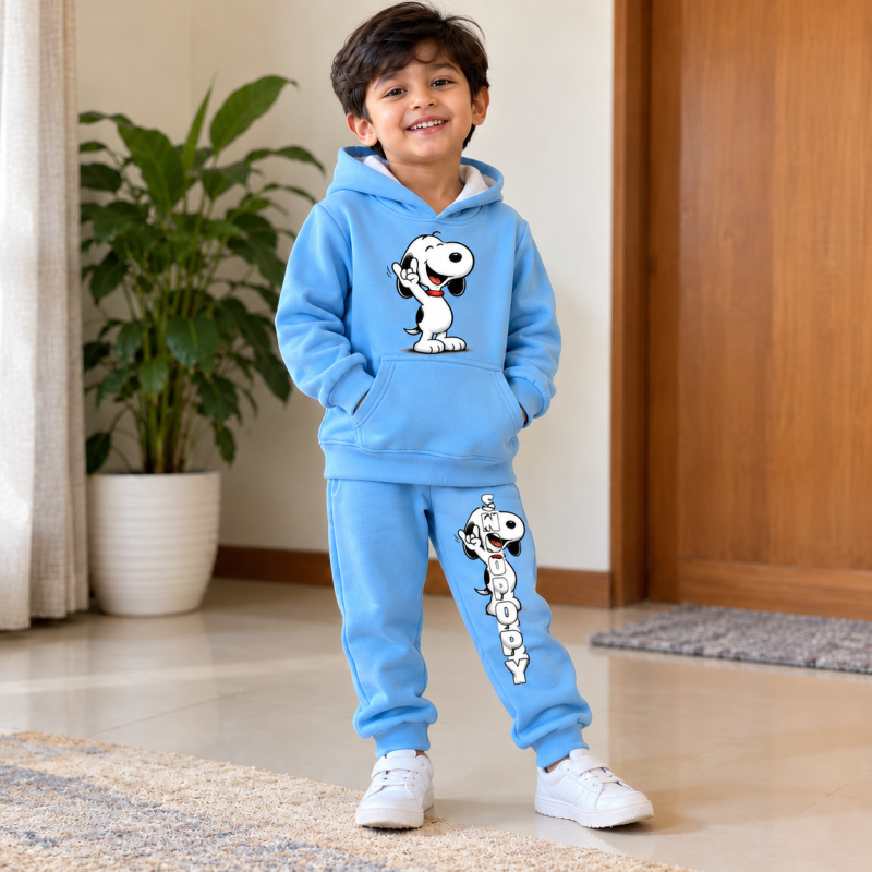 Super Soft Cotton Fleece Baby Hoodie – Warm & Skin-Friendly Winter Wear for (Boys & Girls)