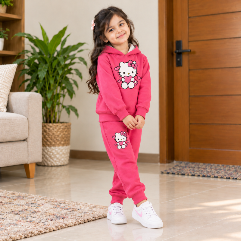 Super Soft Cotton Fleece Baby Hoodie – Warm & Skin-Friendly Winter Wear for (Boys & Girls)