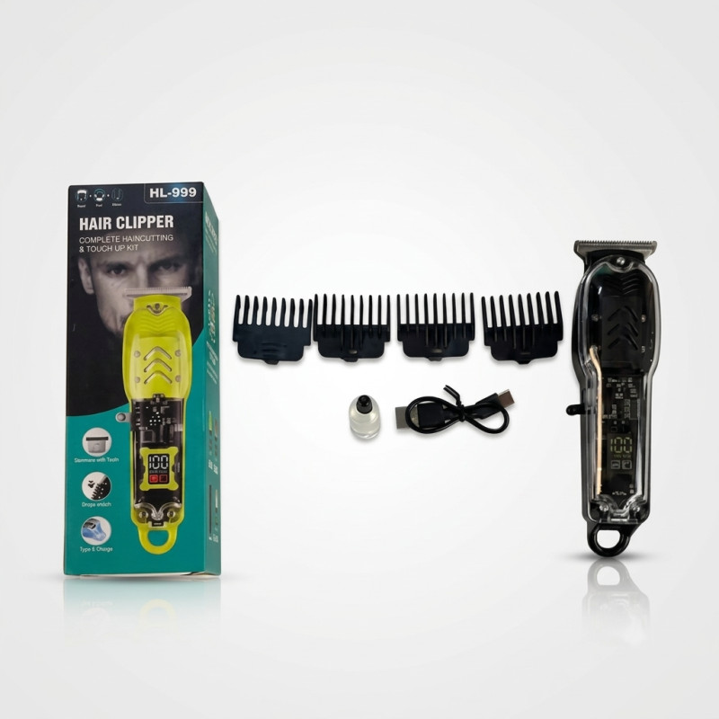 HL-999 Transparent Professional Hair Clipper