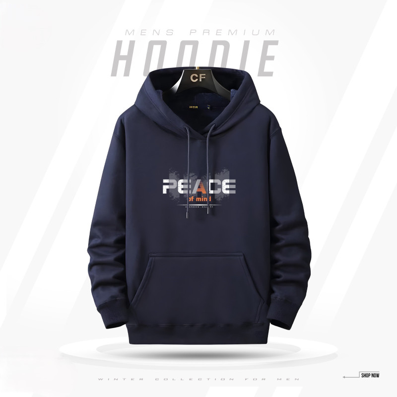 Men's Winter Hoodie Black