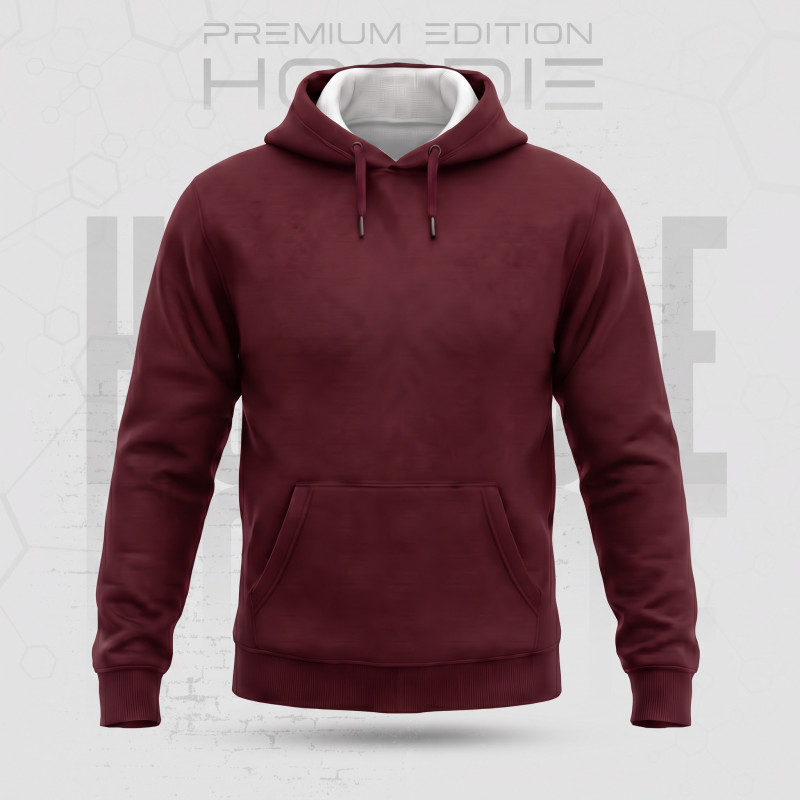 Stylish Premium Quality Solid Color Hoodie