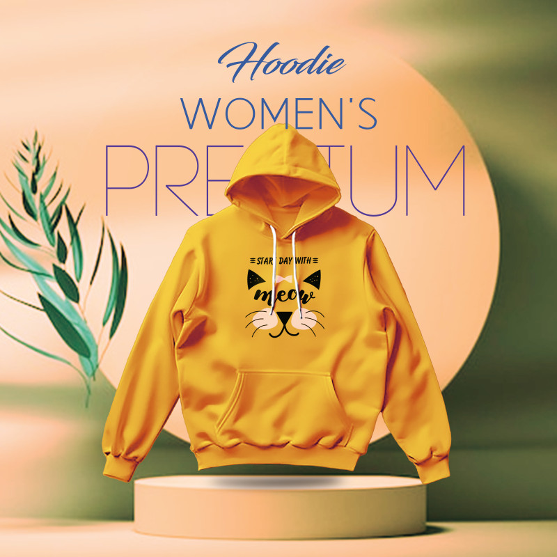 Premium Comfortable Stylish  Ladies winter hoodie