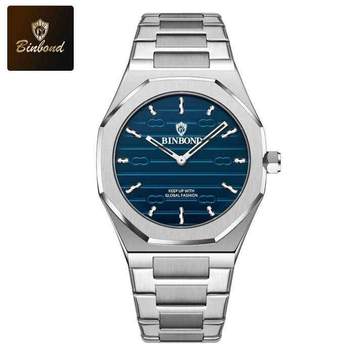 BINBOND 818 Stainless Steel Quartz Fashionable Premium Watch