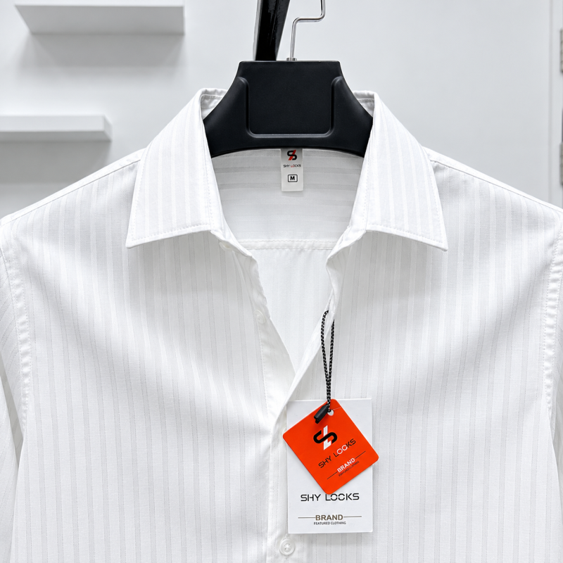 SHY LOOKS MOST DEMANDING WHITE DIAMOND SHIRT