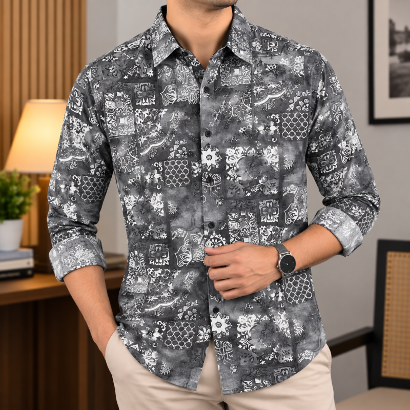 Digital Dubi Cotton Full sleeve Shirt