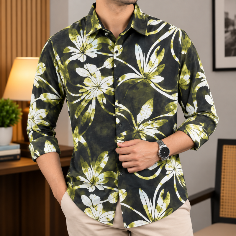 Digital Dubi Cotton Full sleeve Shirt