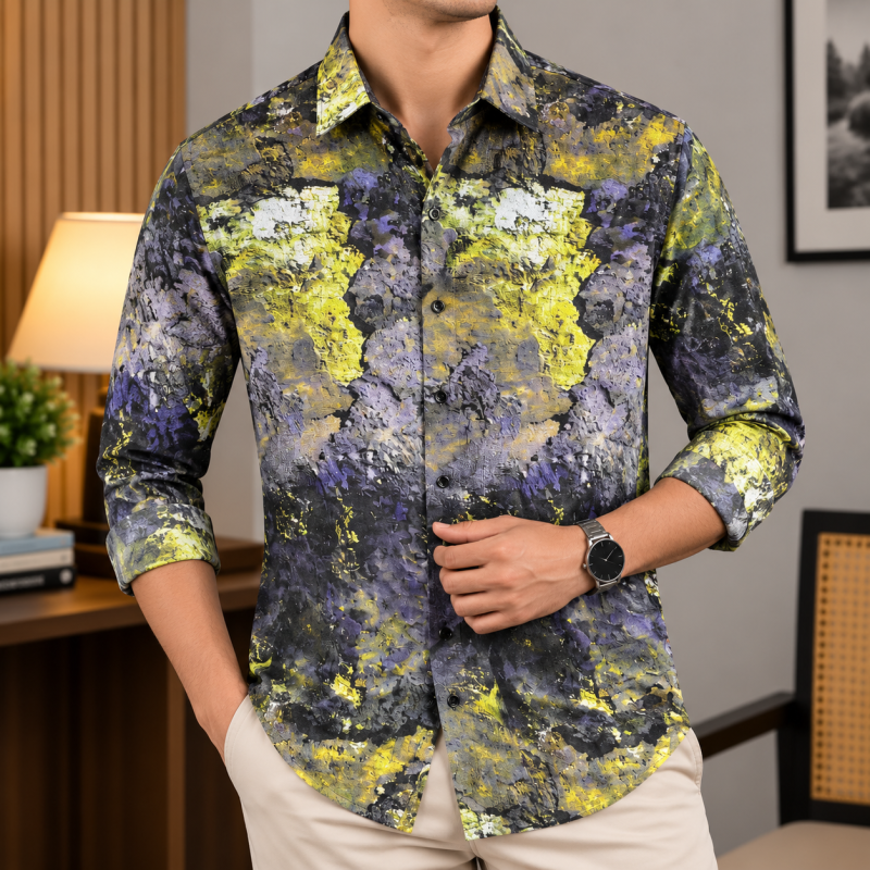 Digital Dubi Cotton Full sleeve Shirt