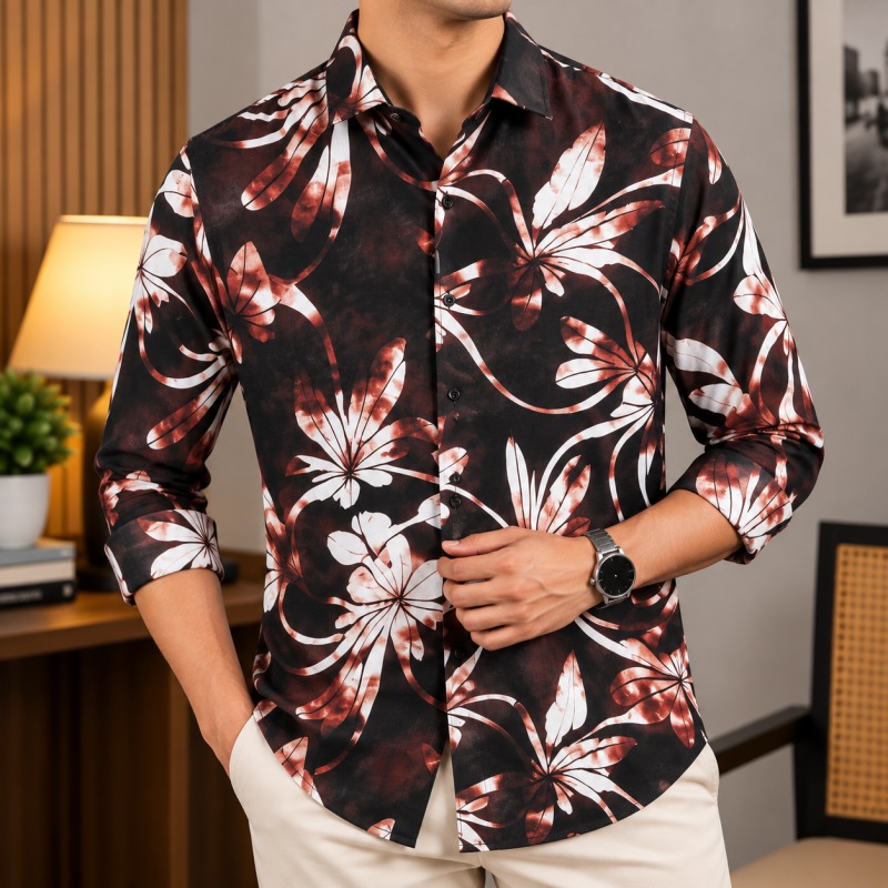 Digital Dubi Cotton Full sleeve Shirt