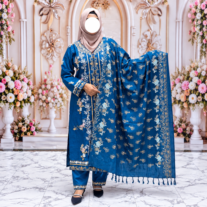 Premium Cotton Three-Piece Collection