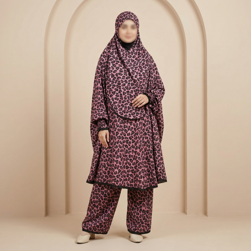 Elegant Palazzo long Khimar Set