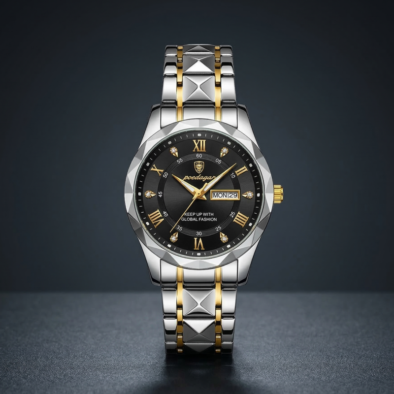 Poedagar Luxury Men's Watch (Water Resistant)